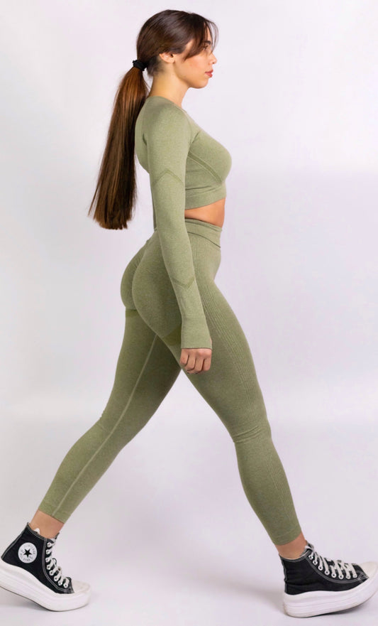 Seamless Legging in Khaki